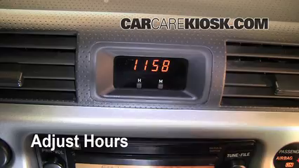 2007 Toyota FJ Cruiser 4.0L V6 Clock Set Clock
